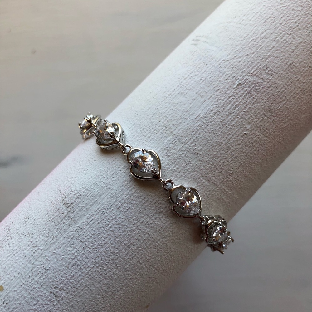Sterling Silver CZ Bracelet 🎄🎄